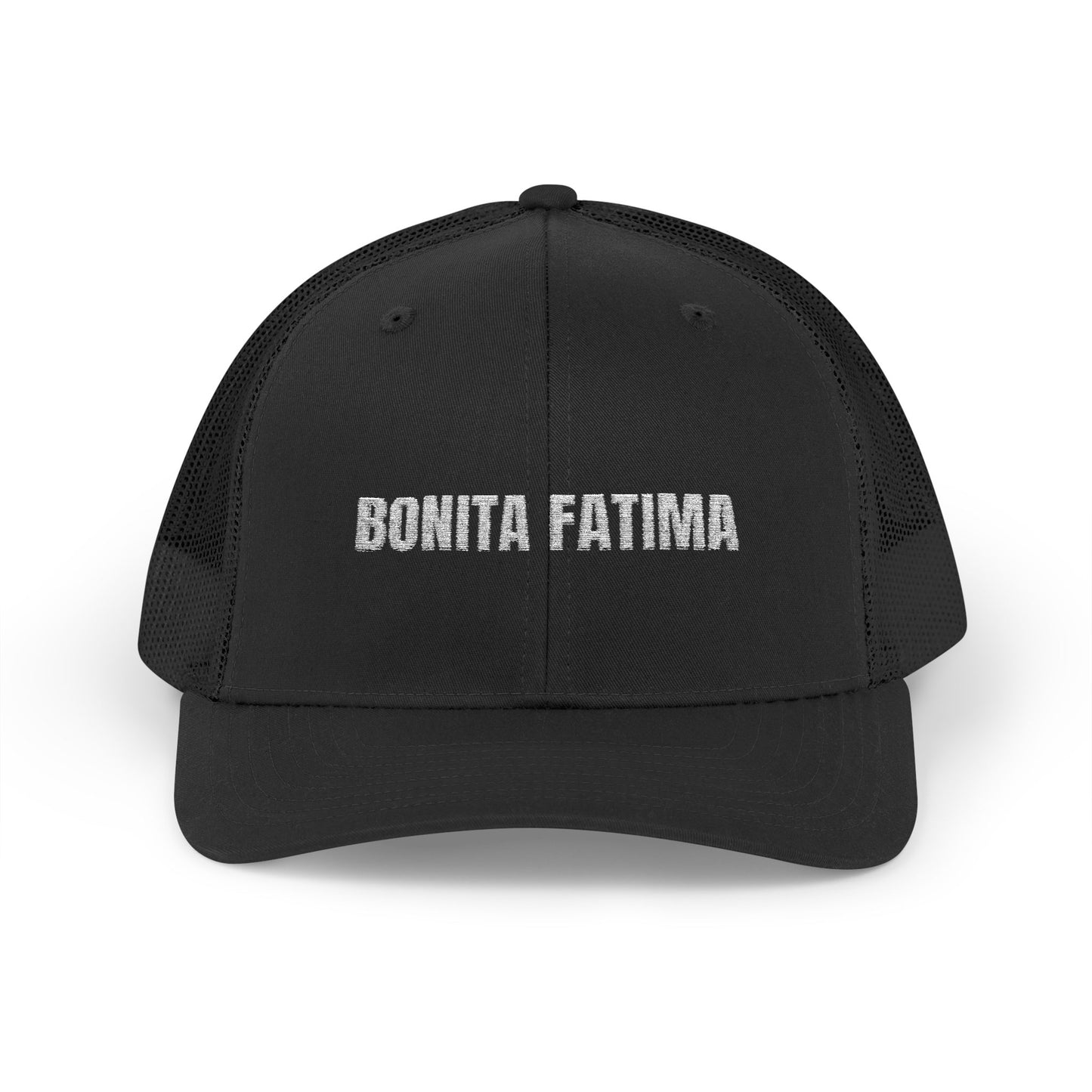 Black Snapback Trucker Cap